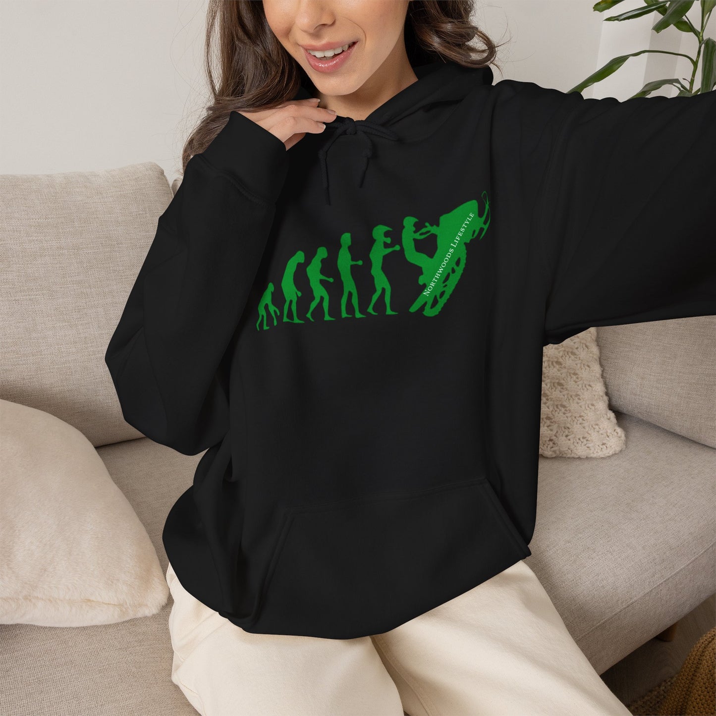 Snowmobiler Evolution Hoodie