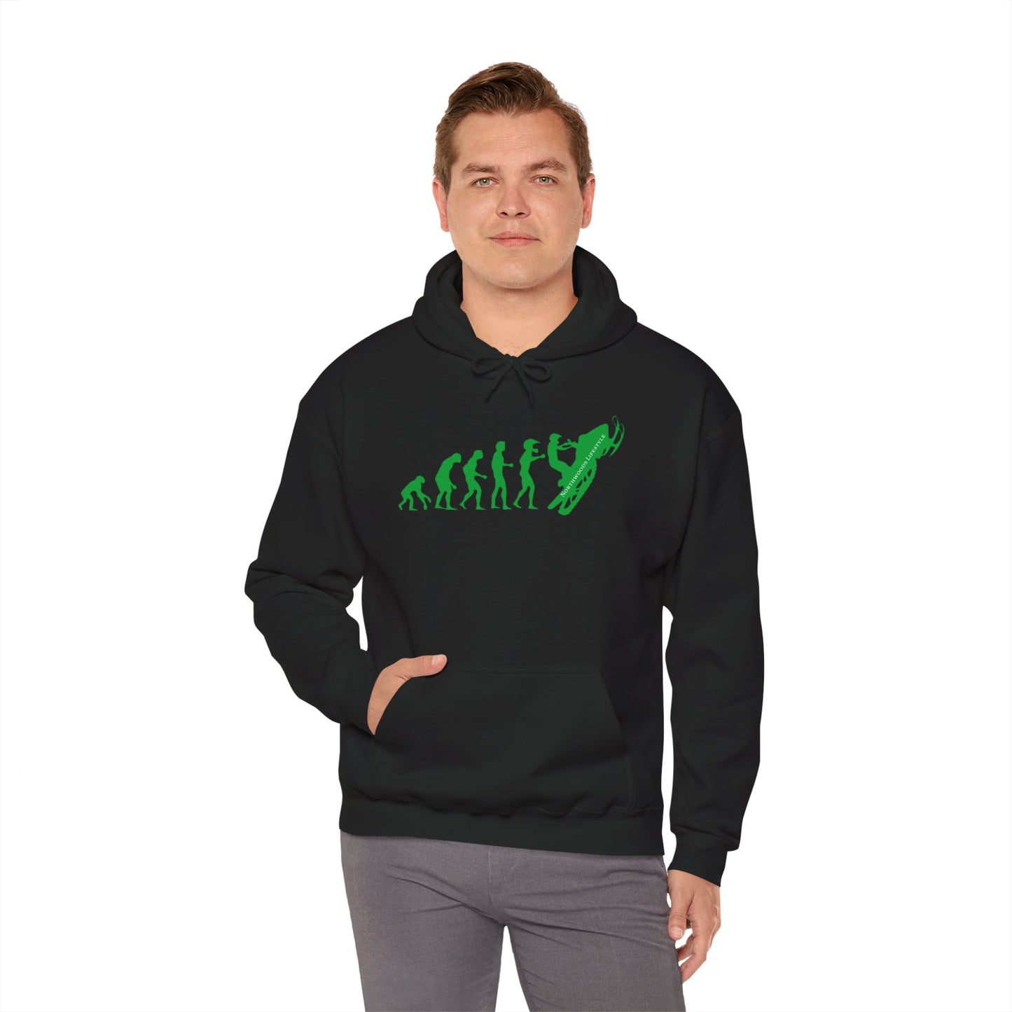 Snowmobiler Evolution Hoodie